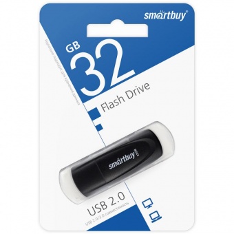 USB флешка 32Gb Scout black USB 2.0 "SmartBuy"