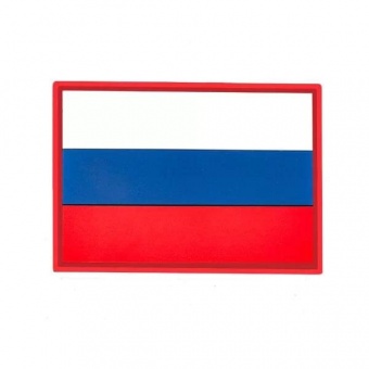 Нашивка (патч) пвх Флаг России 90х50