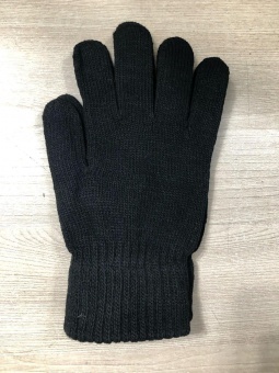 Перчатки зимние черные