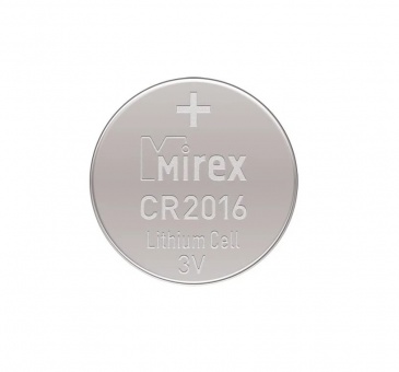 Батарейка "Mirex" дисковая литиевая CR2016 3V