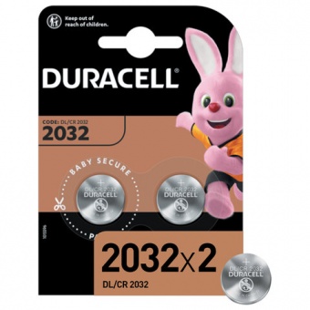 Батарейки 2 шт. DURACELL дисковая литиевая DL/CR2032 3V